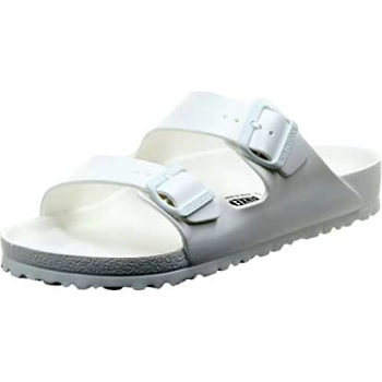 Birkenstock 129443 Classic Arizona Eva, Unisex Adults' Mules, White