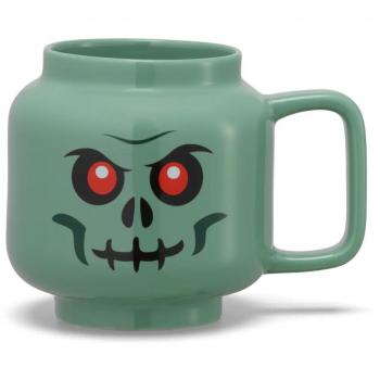 Large Green Skeleton Ceramic Mug