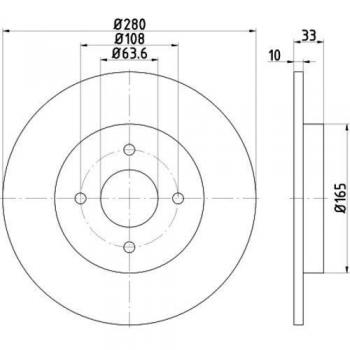 Hella 8dd 355 115 – 041 freno