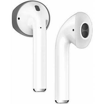 elago Secure Fit Almohadillas de Silicona Compatible con Apple AirPods 1 & 2 - Adaptable a la Funda AirPods, Se Ajusta como un Guante, 2 Pares incluidos, Solo para Auricular