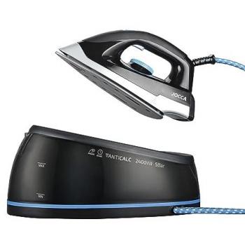 Centro de Planchado Ultrapotente Jocca 2400W con Suela de Cerámica Silver MAX, Depósito de 2L, Presión de 5 Bares y Sistema Antical Autolimpiante - Planchado Vertical