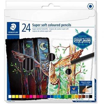 STAEDTLER – Lápiz de color super soft – 24 colores