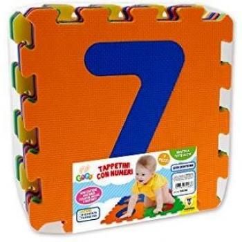 Teorema - Juego de 9 alfombrillas para puzle Números multicolor , color/modelo surtido