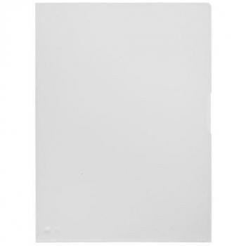 Dossier Angular Rectangular Pardo de Polipropileno 130 micras Folio Pack/100