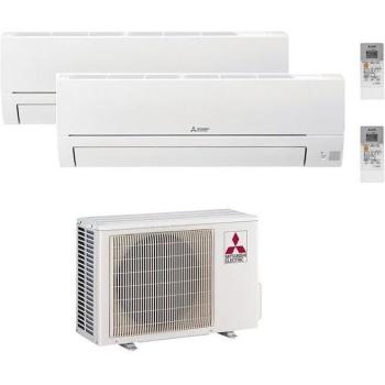 Conjunto multisplit 2x1 aire acondicionado Mitsubishi Electric MXZ-HR2535E50VF con tecnología inverter y eficiencia energética