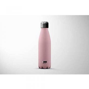 I-Drink Botella Térmica Metal, Rosa, 500 ml