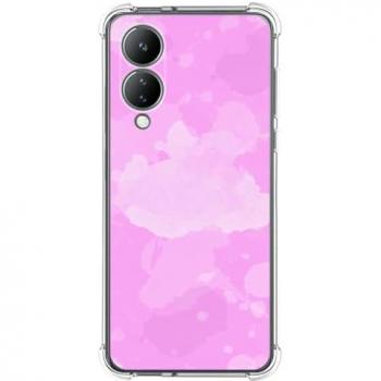 Funda Silicona Antigolpes Acuarela 04 para Vivo Y17s