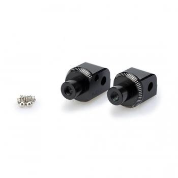 Herrajes de Estribera Pasajero Puig 9520N - Negro - Unisex - Compatible con KTM 120 Duke (11'-16') y 390 Duke (17'-18')