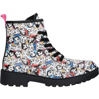 Botín Plano para Niña Geox J Casey Girl D Blanco Multicolor 28