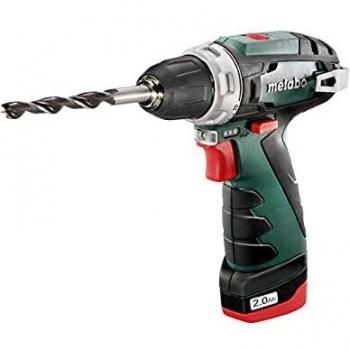 Taladro a batería Metabo PowerMaxx BS Basic 1400 RPM Negro, Verde