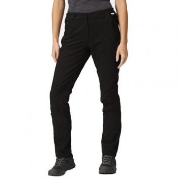 Pantalón de montaña impermeable y transpirable para mujer Regatta Dayhike IV Negro, Talla 14