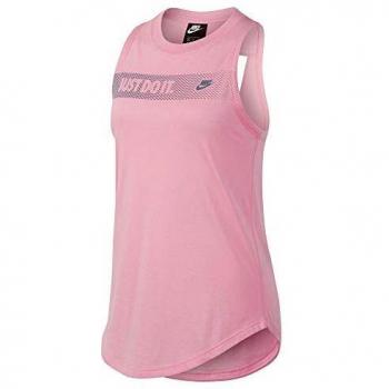 Nike Sportswear – Camiseta para niña, Niñas, Color Pink/Ashen Slate/Ashen Slate, tamaño FR : M