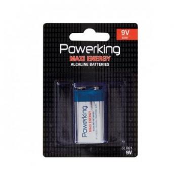 Pila Alcalina 6LR61 9V Powerking Blister 1 Unidad