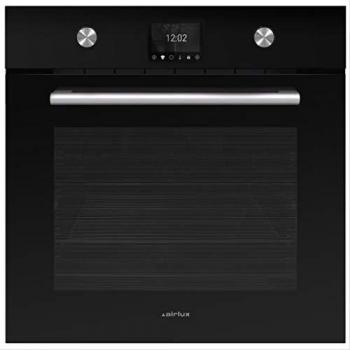Horno Multifunción de Empotrar Airlux AFP212BK 70L con Pirólisis, Acero Inoxidable, Clase A, Negro