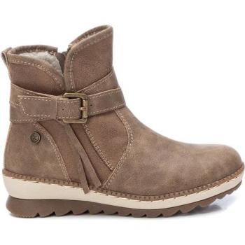 Botines Xti 150193 Niña Taupe - Botas de niña en color beige con cremallera, cómodos y resistentes
