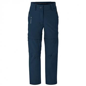 Pantalones Zip Off Slim Fit para Niños Vaude Color Oscuro Mar 158-164 cm