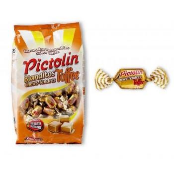 PICTOLIN BLANDITO TOFFEE - Caramelo Masticable Sabor a Nata - BOLSA 1KG