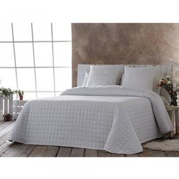 Fundeco - Colcha Bouti IZAN - cama de 150/160 cm. Color Blanco
