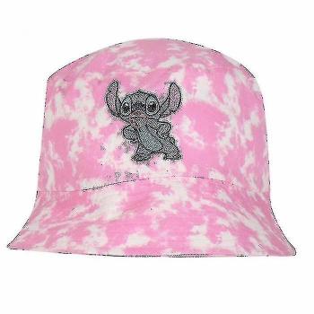 Lilo & Stitch Unisex Adult Face Bucket Hat Rosa One Size