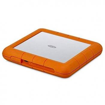 LaCie Rugged Raid Shuttle 8TB External Hard Drive Portable HDD - USB-C USB 3.0 Compatible, Drop Shock Dust Water Resistant, for Mac and PC Computer Desktop Laptop, 1 Mo Adobe CC