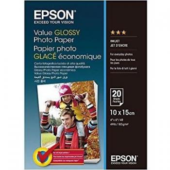 Epson C13S400037 Papel fotográfico 10x15cm 20 Lados 183gr brillante