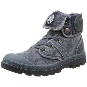 Palladium Baggy F 72666 - Zapatos de cordones de lona para mujer azul Bleu