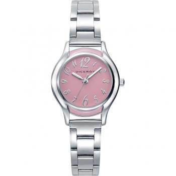 Reloj Viceroy Sweet niña con brazalete de acero y esfera rosa