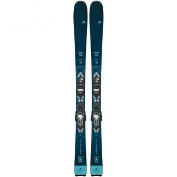Esquís de mujer Dynastar E-Cross 78 con fijaciones Xpress 10 GW B83 azul oscuro - 148 cm