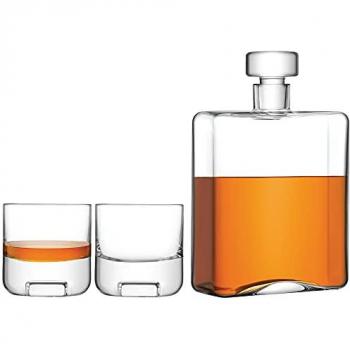 Personalized LSA International Cask Whisky Set - 3 Pieces, Clear