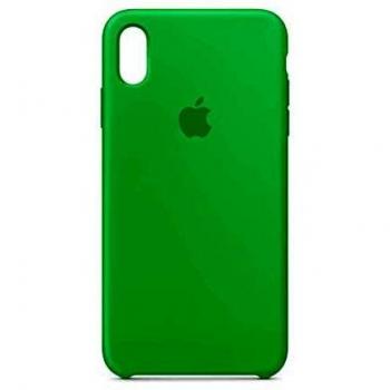 Apple iPhone X/XS Max Tamper Evident Silicone Microfiber Cover Case - Peach/Spearmint