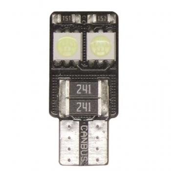 1 Set de 2 bombillas de posicion para coche de 4 LEDS CAN BUS W5W T10 501 194. Luz blanca. SUPERLITE