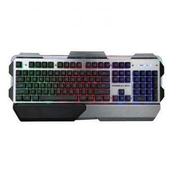 Woxter Stinger GX 300 K - Teclado Robusto, con Base metálica y diseño Semi-mecánico