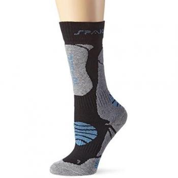 Spaio Calcetines Kids Thermolite Junior, negro/gris/azul, 31-33