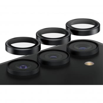 Protector de Lente PanzerGlass Hoops para Samsung Galaxy S24 Plus - Negro, Resistente a Rayones y Golpes, Aplicación en Seco