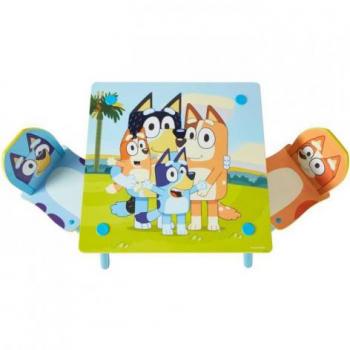 Conjunto de Mesa y 2 Sillas para Niños Bluey Multicolor