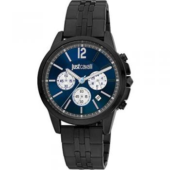 Just Cavalli Black Multi-Function Analog Watch for Men