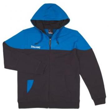 Sudadera Funk de Baloncesto Spalding Azul Marino/Azul Cielo - 80% Algodón - Cremallera - Talla XXL