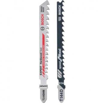Set de hojas de sierra de calar Bosch Professional T 144 D + Expert Hardwood Fast T 144 DHM