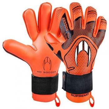 HO Soccer Supremo Club Negative Premiersoft Guantes de Portero, Unisex Adulto, Naranja/Negro, 7,5
