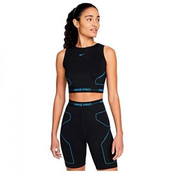 Camiseta Sin Mangas Nike Pro Dri Fit Mujer Negro