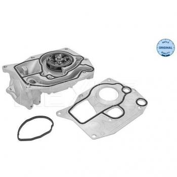 Bomba de agua MEYLE 313 220 0028 con polea para correa poli V, junta, placa intermedia y accionamiento compatible con BMW: 3 Berlina, X5