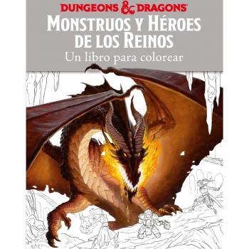 Monstruos y héroes de los reinos. Un libro para colorear