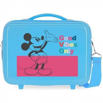 Neceser infantil ABS Disney Mickey GOOD VIBES ONLY