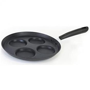 Sartén Antiadherente para Tortitas 24 cm - Set de 4 Unidades, Fácil de Limpiar y Versátil