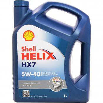 Shell 550040518 Helix HX7 5W40 Aceite de Motor, 5 l
