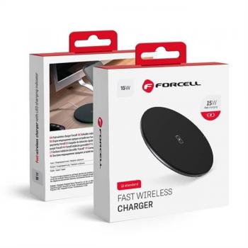 Base de carga inalámbrica rápida Forcell Quick Charge Pad 15W Qi