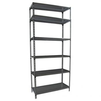 Estantería Metálica Simonrack Mini 6/400 Antracita, 2500x800x400 mm, 6 Baldas, Capacidad de Carga de 180 kg