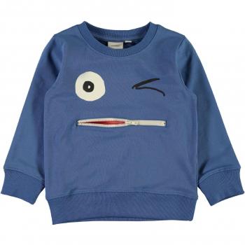 NAME IT - Sudadera de deporte - Manga Larga - para bebé niño azul 92 cm