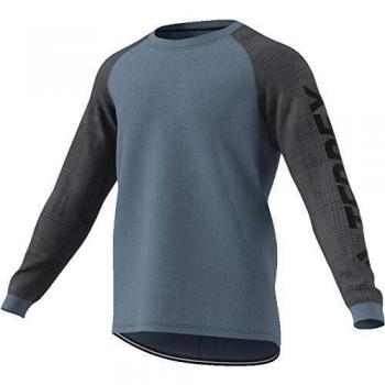 adidas Trail Cross LS Camiseta, Hombre, Azul