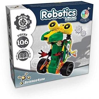 Science4you-Robotics Rexbot-Juguete Científico y Educativo Stem para Niños +8 Años, Multicolor